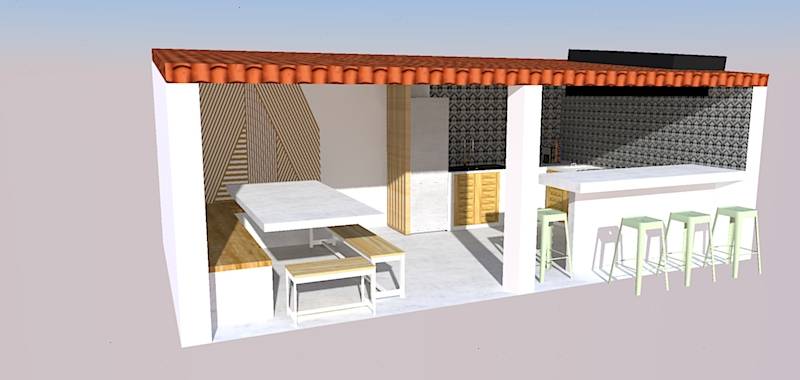 AMENAGEMENT DU POOL HOUSE
